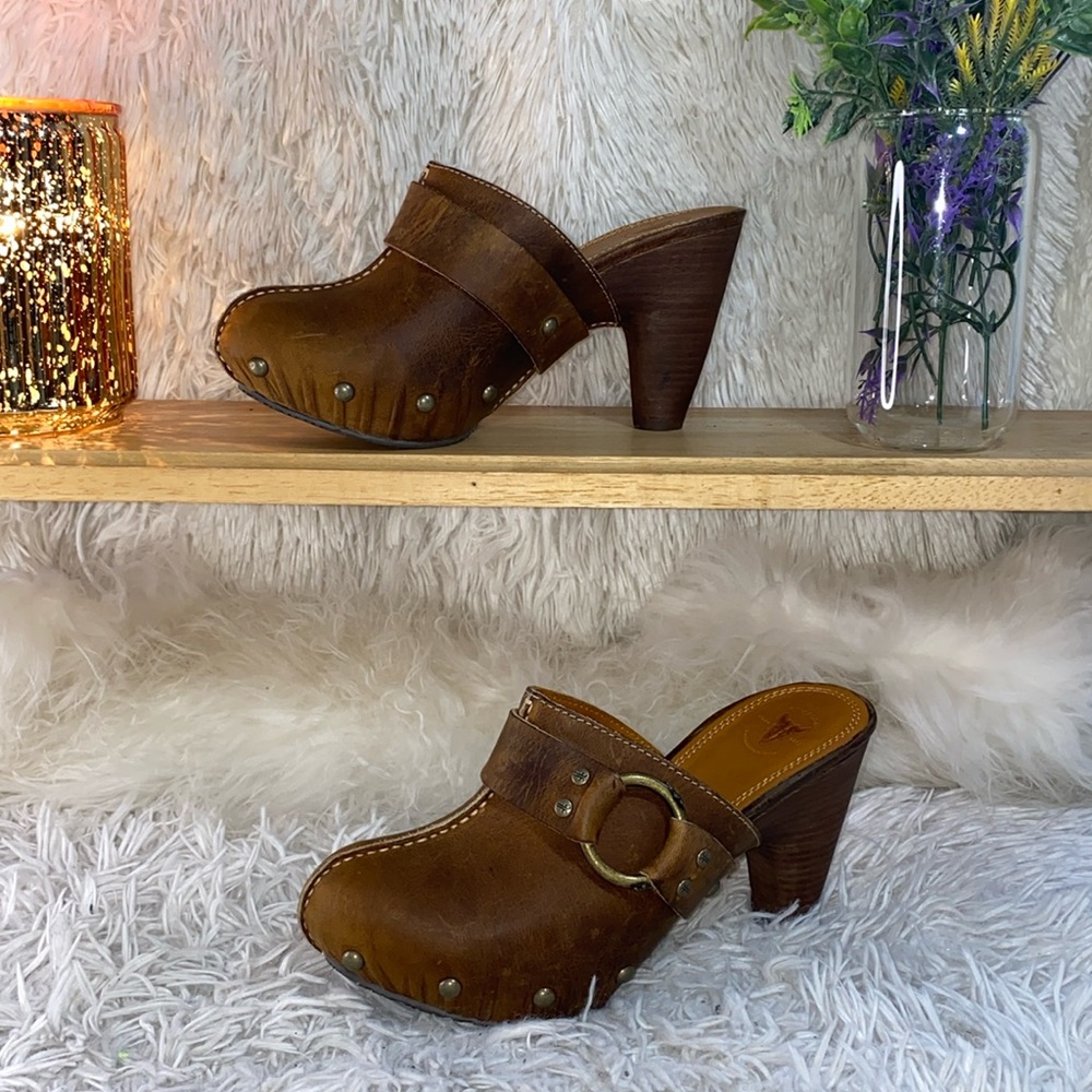 🍂-Frye  clogs mules-🍂